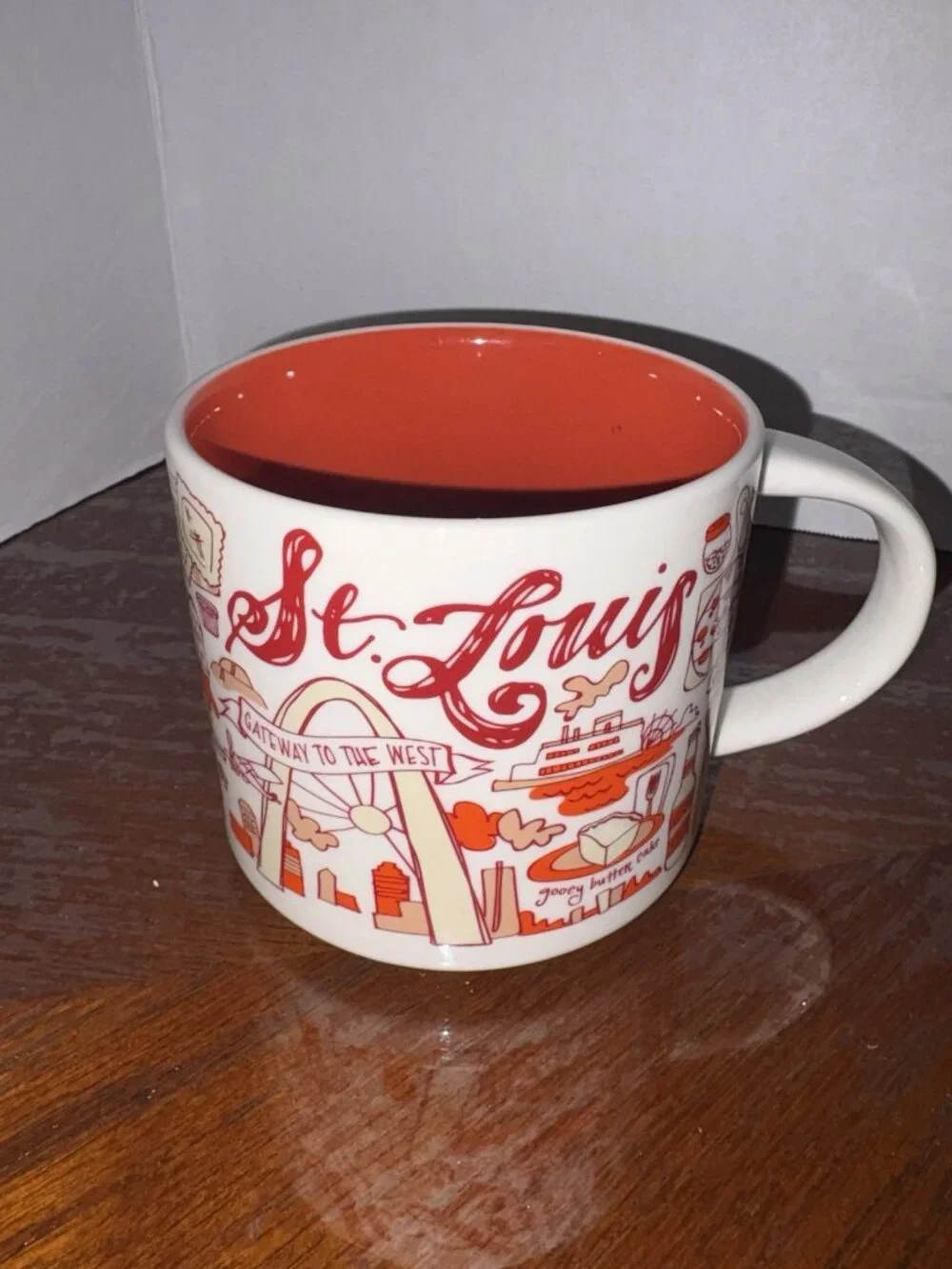 Starbucks Been There Series St. Louis Mound City Mug White/Red 14oz 2021